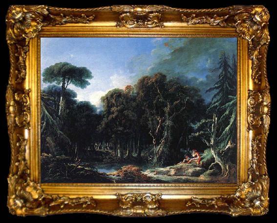 framed  Francois Boucher The Forest, ta009-2